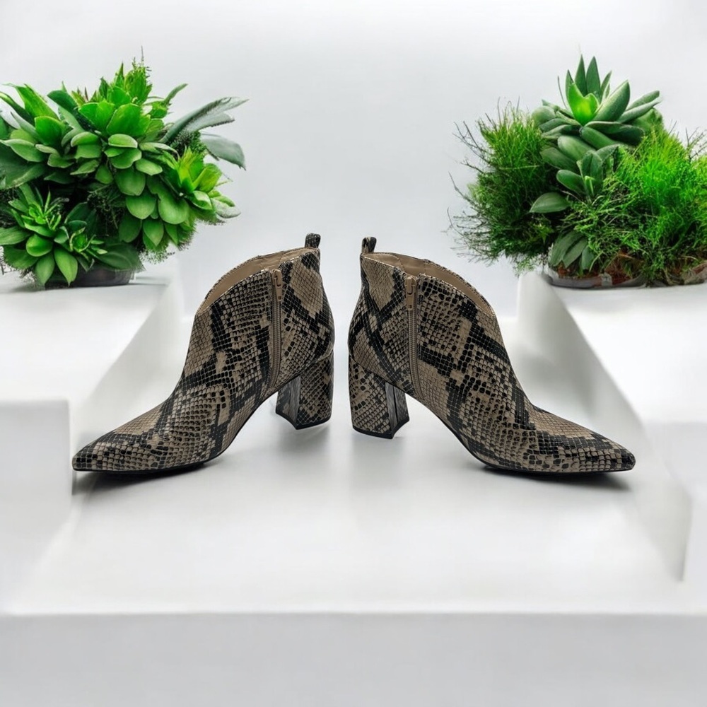 8M MARK FISHER BOOTIES SNAKESKIN